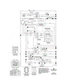 Schematic Diagram parts for Craftsman Front-Engine Lawn Tractor 917253714 from AppliancePartsPros.com