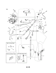 Electrical parts for Craftsman Front-Engine Lawn Tractor 917253715 from AppliancePartsPros.com