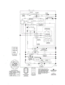 Schematic Diagram parts for Craftsman Front-Engine Lawn Tractor 917253715 from AppliancePartsPros.com