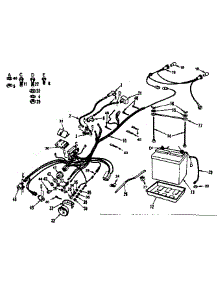 Electrical parts for Craftsman Front-Engine Lawn Tractor 917253715-1980 from AppliancePartsPros.com