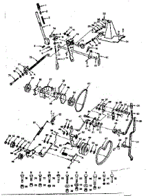 Varidrive System parts for Craftsman Front-Engine Lawn Tractor 917253715-1980 from AppliancePartsPros.com