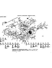 Clutch-Brake parts for Craftsman Front-Engine Lawn Tractor 917253720 from AppliancePartsPros.com