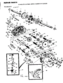Replacement Parts parts for Craftsman Front-Engine Lawn Tractor 917253721 from AppliancePartsPros.com