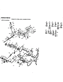 Varidrive System parts for Craftsman Front-Engine Lawn Tractor 917253721 from AppliancePartsPros.com