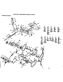 Varidrive System parts for Craftsman Front-Engine Lawn Tractor 917253730 from AppliancePartsPros.com