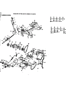 Varidrive System parts for Craftsman Front-Engine Lawn Tractor 917253733 from AppliancePartsPros.com
