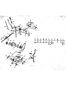 Varidrive System parts for Craftsman Front-Engine Lawn Tractor 917253740 from AppliancePartsPros.com