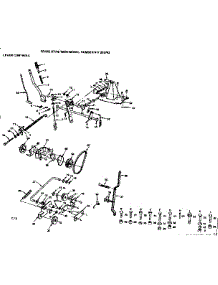 18 Twin / Lever Controls parts for Craftsman Front-Engine Lawn Tractor 917253742 from AppliancePartsPros.com