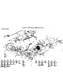 18 Twin / Clutch - Brake parts for Craftsman Front-Engine Lawn Tractor 917253744 from AppliancePartsPros.com