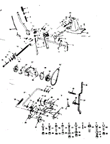 Lever Controls parts for Craftsman Front-Engine Lawn Tractor 917253745 from AppliancePartsPros.com