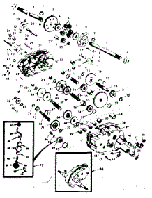 Transaxle parts for Craftsman Front-Engine Lawn Tractor 917253745 from AppliancePartsPros.com