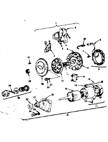 Starter Motor Group parts for Craftsman Front-Engine Lawn Tractor 917253745 from AppliancePartsPros.com