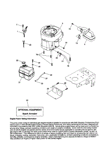 Engine parts for Craftsman Front-Engine Lawn Tractor 917253750 from AppliancePartsPros.com