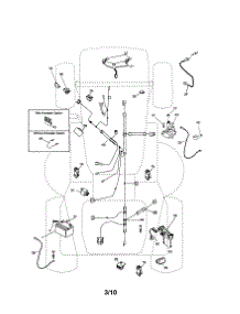 Electrical parts for Craftsman Front-Engine Lawn Tractor 917253751 from AppliancePartsPros.com