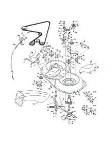 Mower parts for Craftsman Front-Engine Lawn Tractor 917253751 from AppliancePartsPros.com