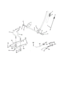 Lift Assembly parts for Companion Front-Engine Lawn Tractor 917253770 from AppliancePartsPros.com