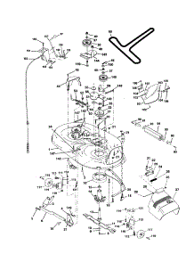 Mower Deck parts for Craftsman Front-Engine Lawn Tractor 917253780 from AppliancePartsPros.com