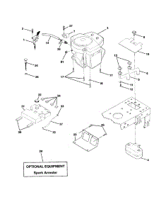Engine parts for Craftsman Front-Engine Lawn Tractor 917253780 from AppliancePartsPros.com