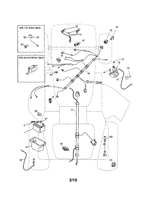 Electrical parts for Craftsman Front-Engine Lawn Tractor 917253792 from AppliancePartsPros.com