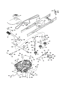 Ground Drive parts for Craftsman Front-Engine Lawn Tractor 917253792 from AppliancePartsPros.com