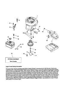Engine parts for Craftsman Front-Engine Lawn Tractor 917253792 from AppliancePartsPros.com