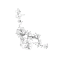 Steering parts for Craftsman Front-Engine Lawn Tractor 917253792 from AppliancePartsPros.com
