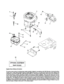 Engine parts for Craftsman Front-Engine Lawn Tractor 917253800 from AppliancePartsPros.com