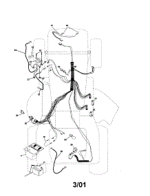 Electrical parts for Craftsman Front-Engine Lawn Tractor 917253850 from AppliancePartsPros.com