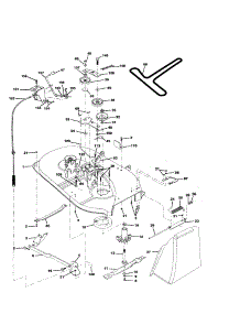 Mower parts for Craftsman Front-Engine Lawn Tractor 917253850 from AppliancePartsPros.com