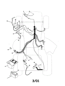 Electrical parts for Craftsman Front-Engine Lawn Tractor 917253870 from AppliancePartsPros.com