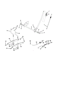 Lift Assembly parts for Craftsman Front-Engine Lawn Tractor 917253870 from AppliancePartsPros.com