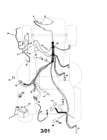Electrical parts for Craftsman Front-Engine Lawn Tractor 917253920 from AppliancePartsPros.com