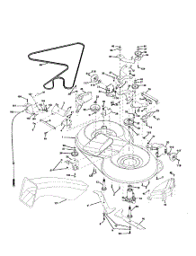 Mower parts for Craftsman Front-Engine Lawn Tractor 917253920 from AppliancePartsPros.com