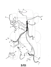 Electrical parts for Craftsman Front-Engine Lawn Tractor 917253930 from AppliancePartsPros.com