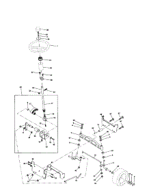 Steering Assembly parts for Craftsman Front-Engine Lawn Tractor 917253930 from AppliancePartsPros.com