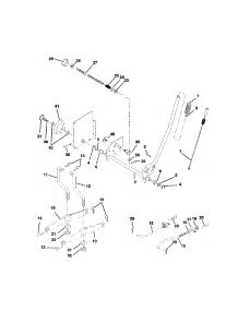 Mower Lift parts for Craftsman Front-Engine Lawn Tractor 917253930 from AppliancePartsPros.com