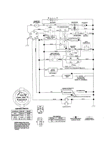 Schematic parts for Craftsman Front-Engine Lawn Tractor 917253930 from AppliancePartsPros.com