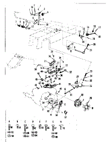 Transmission Pulley Assembly parts for Craftsman Front-Engine Lawn Tractor 91725400 from AppliancePartsPros.com