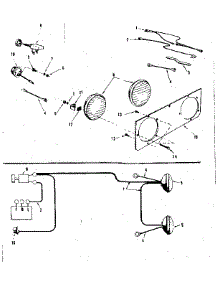 Headlight Assembly parts for Craftsman Front-Engine Lawn Tractor 91725400 from AppliancePartsPros.com