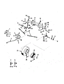 Front Axle Assembly parts for Craftsman Front-Engine Lawn Tractor 91725400 from AppliancePartsPros.com