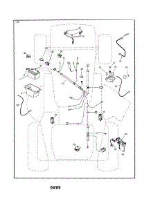 Electrical parts for Craftsman Front-Engine Lawn Tractor 917254010 from AppliancePartsPros.com