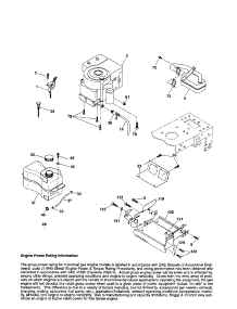 Engine parts for Craftsman Front-Engine Lawn Tractor 917254010 from AppliancePartsPros.com