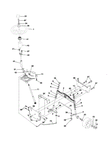 Steering parts for Craftsman Front-Engine Lawn Tractor 917254010 from AppliancePartsPros.com