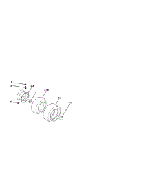 Wheels And Tires parts for Craftsman Front-Engine Lawn Tractor 917254010 from AppliancePartsPros.com