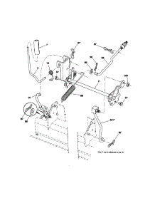 Mower Lift parts for Craftsman Front-Engine Lawn Tractor 917254030 from AppliancePartsPros.com