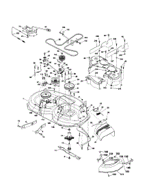 Mower parts for Craftsman Front-Engine Lawn Tractor 917254030 from AppliancePartsPros.com