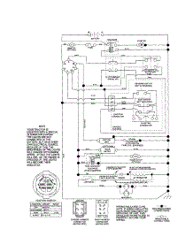 Schematic Diagram parts for Craftsman Front-Engine Lawn Tractor 917254030 from AppliancePartsPros.com