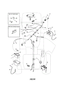 Electrical parts for Craftsman Front-Engine Lawn Tractor 917254031 from AppliancePartsPros.com