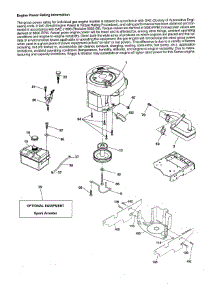Engine parts for Craftsman Front-Engine Lawn Tractor 917254032 from AppliancePartsPros.com