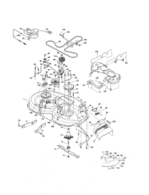 Mower parts for Craftsman Front-Engine Lawn Tractor 917254032 from AppliancePartsPros.com